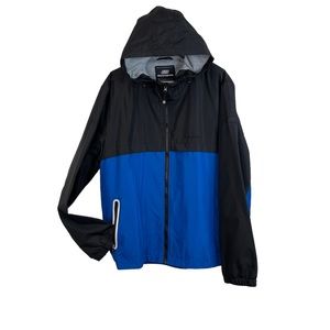 Sketchers Men’s Jacket Blue Packable Parka Lined Size XL